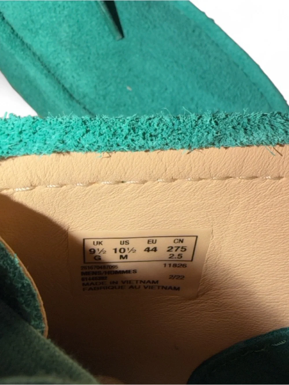 Hidden NY x Clarks Wallabee Cup Green Suede Boots Size US 10.5 Men’s (NEW)